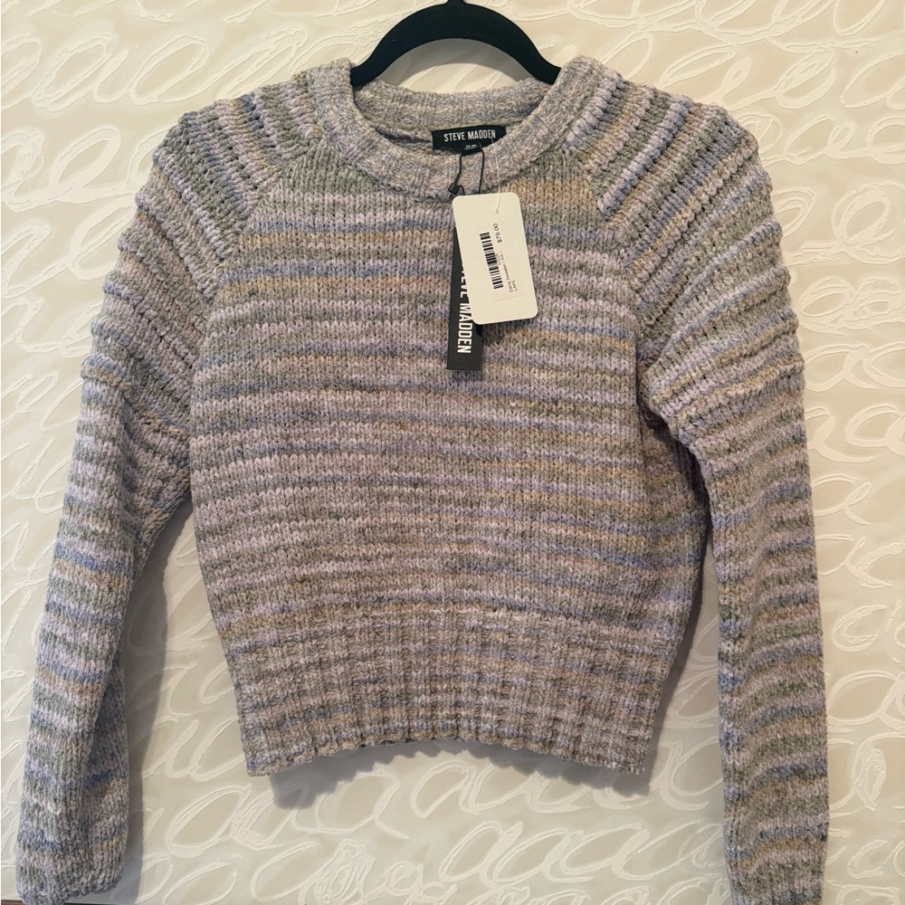 Steve Madden Heathered Gray Women's Sweater